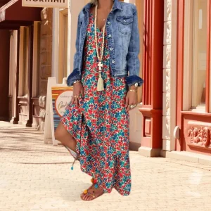 Combinaison Femme Fleurie de plage