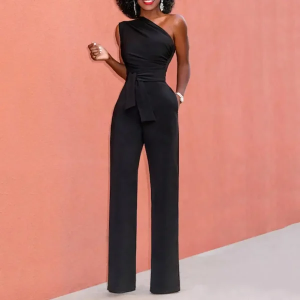 Combinaison Femme Sexy Noire élégante
