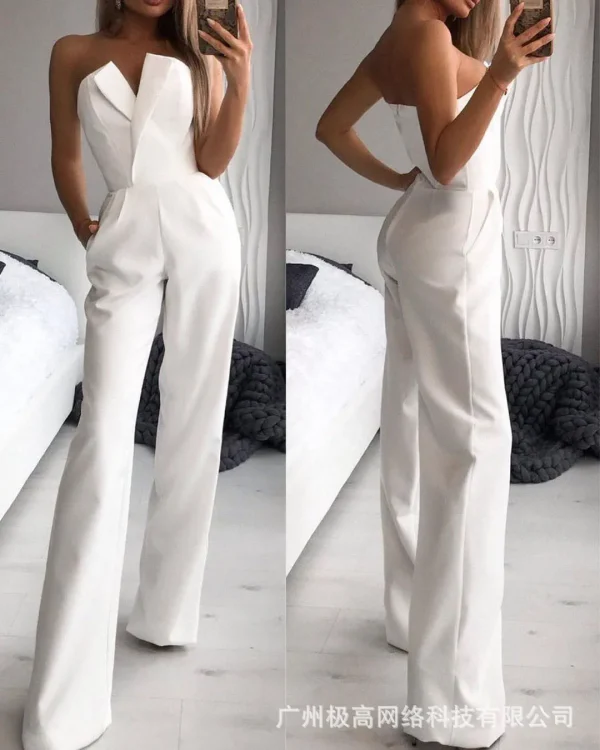combinaison femme cocktail bustier