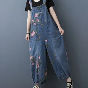 Combinaison Jean Salopette Extra Large