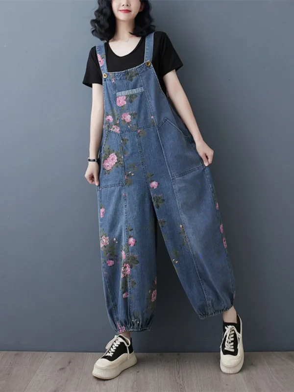 Combinaison Jean Salopette Extra Large